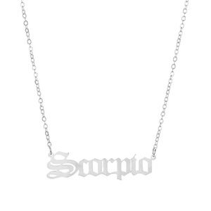 Scorpio Zodiac Anklet